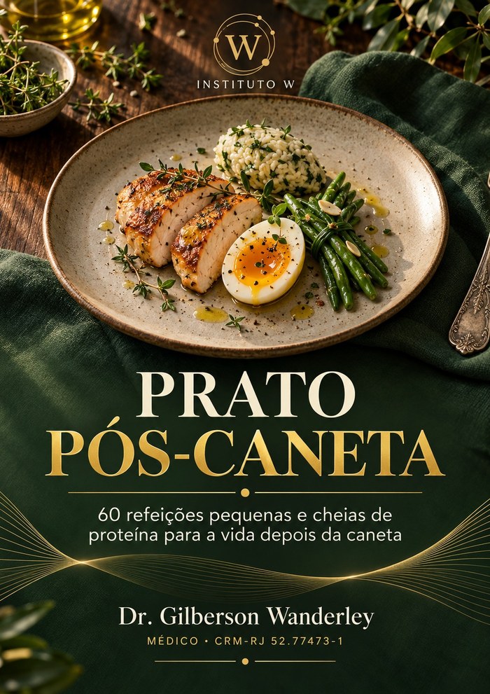 Capa do e-book Prato Pós-Caneta, do Dr. Gilberson Wanderley